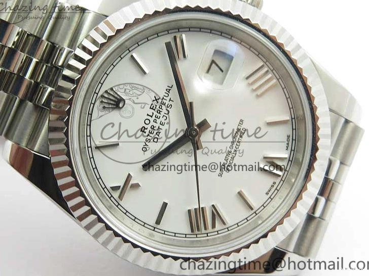 Dial SS Bracelet 126334 A3235 on Markers Best Jubilee 904L 1:1 DateJust Noob Roman Edition White 0214